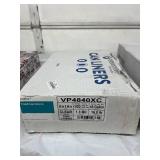1 Case (100 each) NEW Novaplus VP5540XC 44" x 55" 56-Gallon Extra Extra Heavy Duty 1.5 Mil Trash Can Liners - Clear - Corner Of Box Damaged