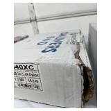 1 Case (100 each) NEW Novaplus VP5540XC 44" x 55" 56-Gallon Extra Extra Heavy Duty 1.5 Mil Trash Can Liners - Clear - Corner Of Box Damaged