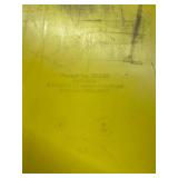 MSRP $350 Used Akro-Bin Super-Size Stacking Bins – 5 Bins in Yellow & Clear, Model 30-288 – 23.875"L x 16.5"W x 11"H, Strong 300 lb Capacity, Space-Saving, Perfect for Garage, Workshop, or Warehou