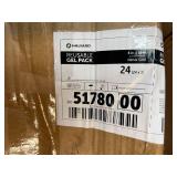 WOW MSRP $1000 = 26 Cases (24 gel packs per case) NEW Halyard 51780 6" x 10" Non-Toxic Hot or Cold Reusable Gel Pack