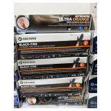 MSRP $350 = 13 boxes - 1400 gloves Total NEW Mixed Brand Nitrile Gloves M &Mostly L - Microflex, Curaplex,**Halyard Black-Fire