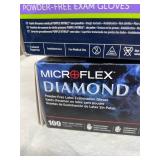 MSRP $350 = 13 boxes - 1400 gloves Total NEW Mixed Brand Nitrile Gloves M &Mostly L - Microflex, Curaplex,**Halyard Black-Fire