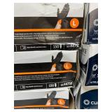 MSRP $350 = 13 boxes - 1400 gloves Total NEW Mixed Brand Nitrile Gloves M &Mostly L - Microflex, Curaplex,**Halyard Black-Fire