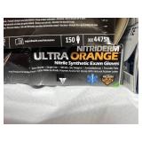MSRP $350 = 13 boxes - 1400 gloves Total NEW Mixed Brand Nitrile Gloves M &Mostly L - Microflex, Curaplex,**Halyard Black-Fire
