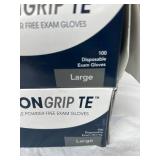 MSRP $350 = 13 boxes - 1400 gloves Total NEW Mixed Brand Nitrile Gloves M &Mostly L - Microflex, Curaplex,**Halyard Black-Fire