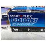 WOW Mixed Premium Brands Lot Of 13 NEW Boxes *1200 Nitrile Gloves Total - Microflex, Curaplex, Halyard - All Size Large *See Pics For The Different Microflex EMS/Police Protective Goves!