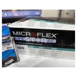WOW Mixed Premium Brands Lot Of 13 NEW Boxes *1200 Nitrile Gloves Total - Microflex, Curaplex, Halyard - All Size Large *See Pics For The Different Microflex EMS/Police Protective Goves!