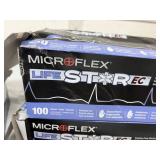 WOW Mixed Premium Brands Lot Of 13 NEW Boxes *1200 Nitrile Gloves Total - Microflex, Curaplex, Halyard - All Size Large *See Pics For The Different Microflex EMS/Police Protective Goves!