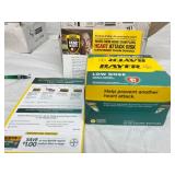 1 Box NEW 12 (32 Count) Bottles Bayer 81 mg Low Dose Safety Coated Aspirin Regimen Pain Reliever Samples - Coupons Included