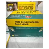 1 Box NEW 12 (32 Count) Bottles Bayer 81 mg Low Dose Safety Coated Aspirin Regimen Pain Reliever Samples - Coupons Included