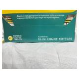 1 Box NEW 12 (32 Count) Bottles Bayer 81 mg Low Dose Safety Coated Aspirin Regimen Pain Reliever Samples - Coupons Included