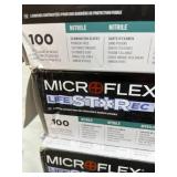 1 Case (11 boxes each) NEW Mixed Brand Microflex & Halyard Nitrile and Latex Gloves - Size Medium