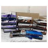 MSRP $350 = 12 boxes - 1600 Gloves Total NEW Mixed Premium Police EMS Brand Nitrile Gloves Mostly Size M - Microflex, Curaplex,**Check Out The Halyard Black-Fire- details in description!!!