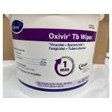 MSRP $400 = 1 Case (4 tubs) NEW Diversey 5627427 160-Pack 11" x 12" Oxivir Tb Wipes