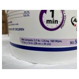 MSRP $400 = 1 Case (4 tubs) NEW Diversey 5627427 160-Pack 11" x 12" Oxivir Tb Wipes