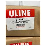 2 Cases (500 each per case) NEW Uline S-7082 Kraft Grocery Bags