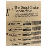 1 Case (500 each) NEW Braval 143-7771 Single-Use 2-Ply Tissue + 1-Ply PE Patient Bibs - Blue