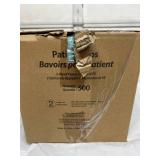 1 Case (500 each) NEW Braval 143-7771 Single-Use 2-Ply Tissue + 1-Ply PE Patient Bibs - Blue