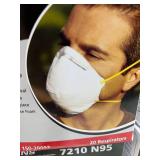 MSRP $400 Lot 16 Boxes (280 Masks Total) NEW NS Northern Safety Respiratory Protection 7511 & 7210 N95 NIOSH Approved Disposable Particulate Respirator - some with Exhalation Valves - Latex-Free H