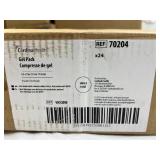 1 Case (24 each) NEW Cardinal Health 70204 4.5" x 7" Hot/Cold Therapy Gel Packs - Size Small