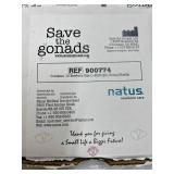 MSRP $300 = 5 Boxes (10 each per box) NEW Natus Save the Gonads 900774 Newborn Gonad Shields For Xray Protection