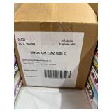 1 Case (12 tubes) NEW Medtech Products 2.5 oz. Effergrip Adhesive Cream - Extra Strong Holding Power - Minty Fresh