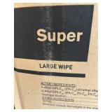 MSRP $150 = 1 Case (12 containers per case) NEW PDI Q55172 6" x 6.75" Super Sani-Cloth Germicidal Disposable Wipes - Large Canisters