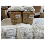 2+ Cases (1000 each per case) NEW PK-100 24" Pleated Bouffant Cap - White - For Industrial, Lab Use and Food Processing