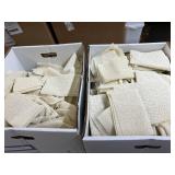2 Large Boxes Mayo Stand Nonskid or slip Durable Weave Tray Mats - Appear New? Great For Salons & Crafting too!