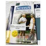 MSRP $400 Lot of 8 NEW Jobst RELIEF Knee Cut Medical Compression Stockings and Professional Activa CoolMax Athletic Socks
