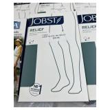 MSRP $400 Lot of 8 NEW Jobst RELIEF Knee Cut Medical Compression Stockings and Professional Activa CoolMax Athletic Socks