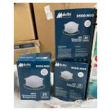 Lot of NEW Mixed Brand Disposable Particulate Respirators and Surgical Mask (Makrite, 3M)