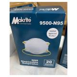 Lot of NEW Mixed Brand Disposable Particulate Respirators and Surgical Mask (Makrite, 3M)