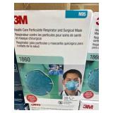 Lot of NEW Mixed Brand Disposable Particulate Respirators and Surgical Mask (Makrite, 3M)