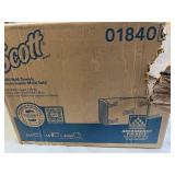 1 Case (4000 Towels) NEW Scott 01840 9.2" x 9.4" Multi-Fold Paper Towels with Absorbency Pockets - White - Fits Universal Dispensers - Box Has Damage On Corner!