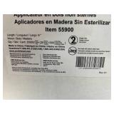 MSRP $200 = 1 Case (20,000 each) NEW AMD Ritmed 55900 6" SOLON Non-Sterile Wooden Applicators