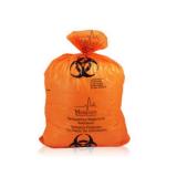 MSRP $400 = 5 Cases (200 bags per case) NEW Medegen Medical Products 8-702 19" x 23" Extra Thick 2.0mil Autoclavable Biohazard Waste Bags - Orange