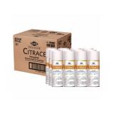 MSRP $150 = 1 Case (12 cans) NEW Clorox Healthcare PK01 14 oz. Citrace Hospital Grade DISINFECTING SPRAY, MULTI-SURFACE CLEANER & ODOR ELIMINATOR!