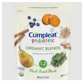 MSRP $250 = 1 Case (24 each) NEW Compleat 300mL Pediatric Organic Blends - Plant-Based Blenderized Tube Feeding