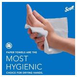 1 Case (4000 Towels) NEW Scott 01840 9.2" x 9.4" Multi-Fold Paper Towels with Absorbency Pockets - White - Fits Universal Dispensers - Box Has Damage On Corner!