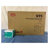WOW MSRP $1000 1 Case (960 each) NEW BYD CARE NIOSH Individually Wrapped N95 Respirators -Filters 95%+ against solid & liquid aerosols free of oil -Layers of protection however comfortable/breatha