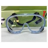 3 NEW Boxes (36 Pairs/Goggles) iNOX Pulsar 1790C Hazmat Safety Goggles -Anti-Fog Clear Lenses, UV & Impact Resistant, Splash Protection, Fits Over Glasses, ANSI Z87.1 Certified, US & EU Standa