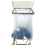 WOW I Want This!! 1 Case (100 each) NEW 1126330 26" x 33" Standard Duty Hot Water Soluble Laundry Hamper Bags - Throw Clothes With Bag In Laundry & Bag Dissolves In Hot Water!! Fits 20 gallon can 