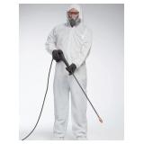 MSRP $400 NEW Case (25 ea) West Chester Protective Gear PosiWear UB Ultimate Barrier Coveralls –XL –Full-Body Hood & Boot, for asbestos removal, paint spraying, chemical splash, acid handling,