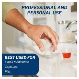 MSRP $100 NEW Case (5,000 each) McKesson 12146 1 oz. Graduated Medicine Cups – Non-Sterile, Clear Plastic, Disposable, Graduated in oz, mL, cc, & tbsp – Ideal for Medication Dispensing, Single