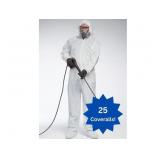 MSRP $400 NEW Case (25 ea) West Chester Protective Gear PosiWear UB Ultimate Barrier Coveralls –XL –Full-Body Hood & Boot, for asbestos removal, paint spraying, chemical splash, acid handling,