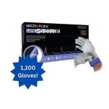 MSRP $350 11 Boxes NEW Premium MICROFLEX LifeStar EC Double-Layer High Risk EMS Police Nitrile Exam Gloves 1,100 Size M/L Gloves! Long cuff -tested in real-world overdose simulations, these Microflex