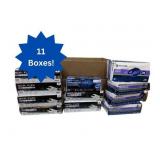 1 Case (11 boxes each) NEW Mixed Brand Microflex & Halyard Nitrile and Latex Gloves - Size Medium