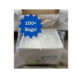 Huge Lot 100+ NEW Drawstring Extra Large Storage Bags - Clear