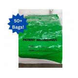 Huge Lot 100+ NEW Patient Belongings Bags - Green